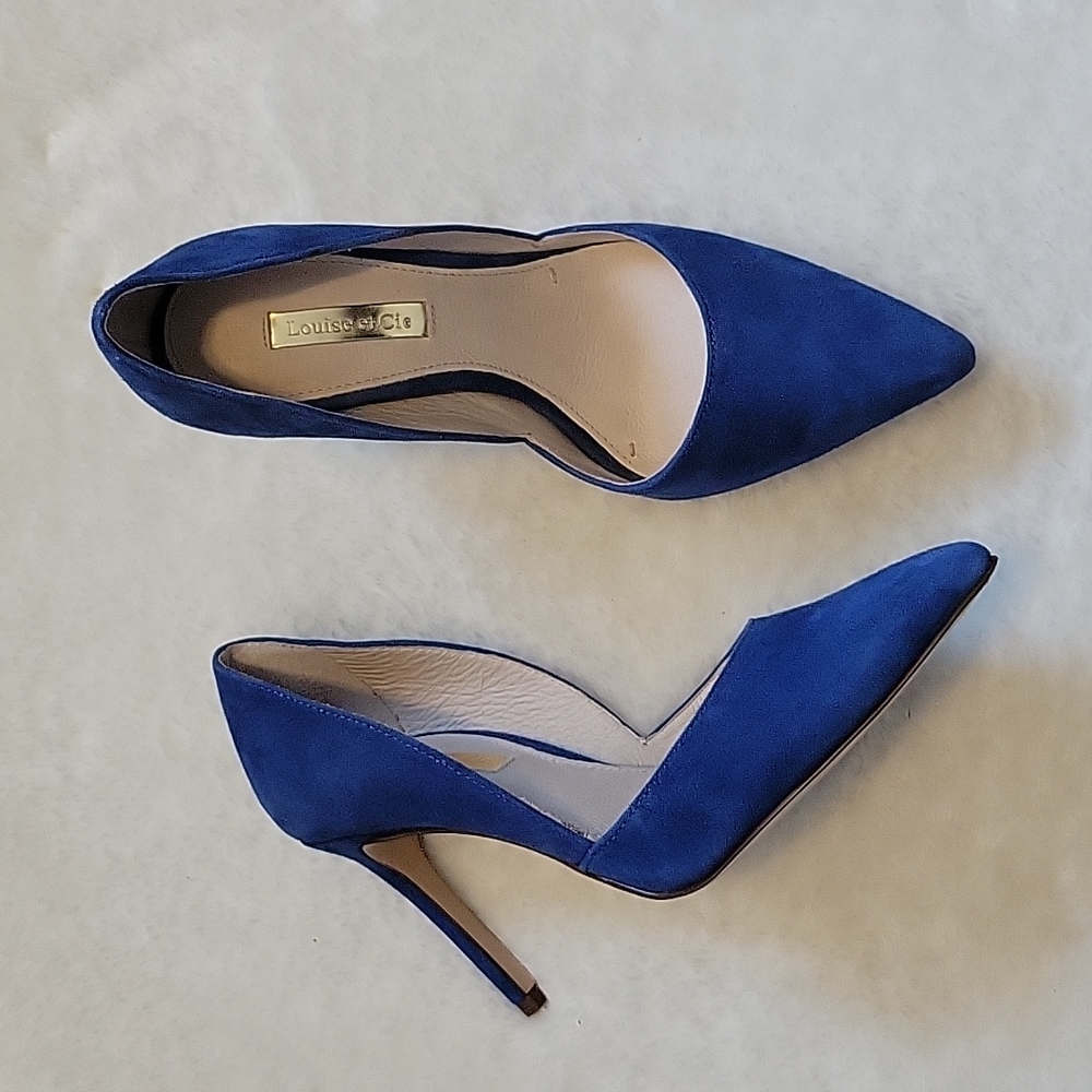 Louise et Cie Hermosah Tulum Blue D'Orsay Pumps